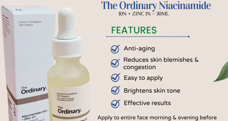 The Ordinary Niacinamide 10% + Zinc 1%  30ml